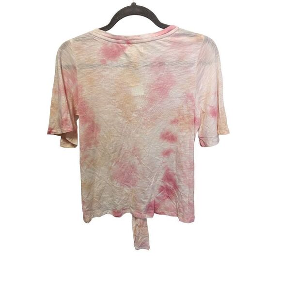 NWT Cupio Blush Front Knot Tie Dye Top Pink/Combo Women's Size Medium - Picture 2 of 9